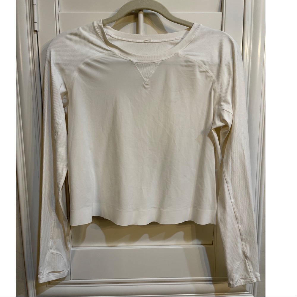 lululemon athletica White Long Sleeve Top